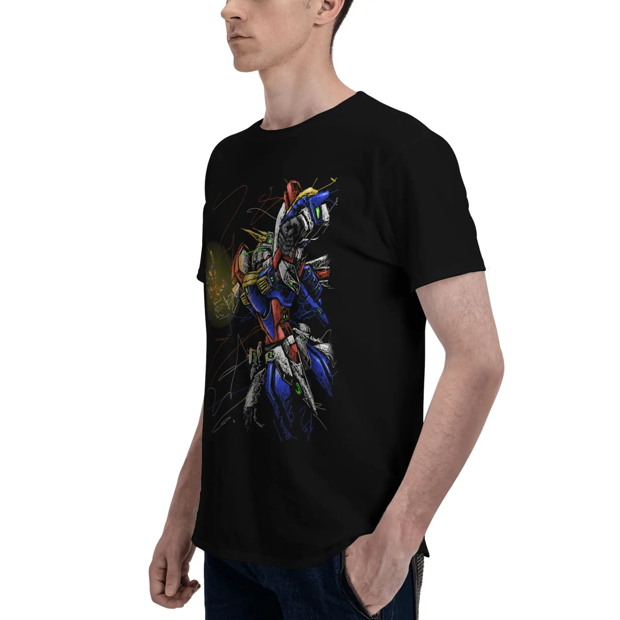 Gundam Graphic 100% Cotton Funny T-Shirt