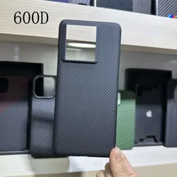 Ultrathin Real Carbon Aramid Fiber Protective Phone Cover for Aramid ((Black 600D V)13T)