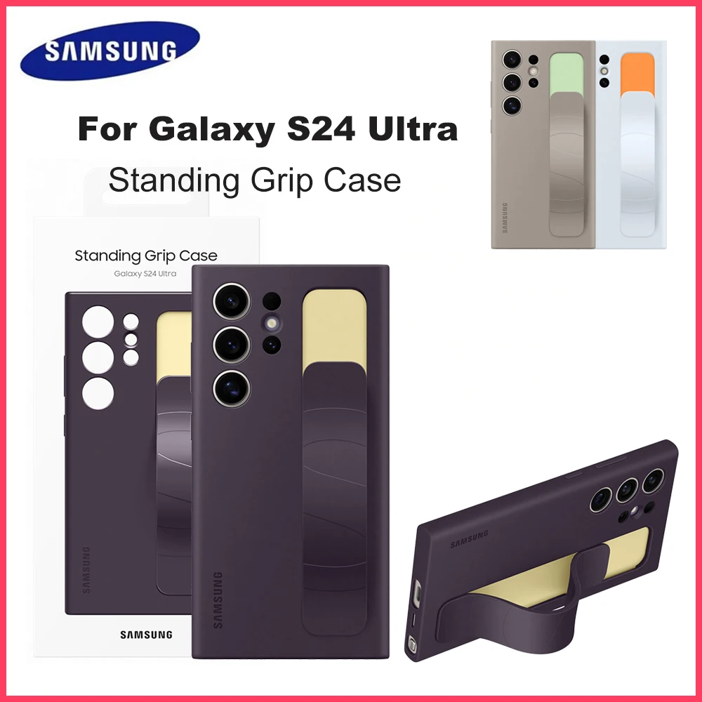 Original Samsung Galaxy S24 Ultra Standing Grip Case for Galaxy