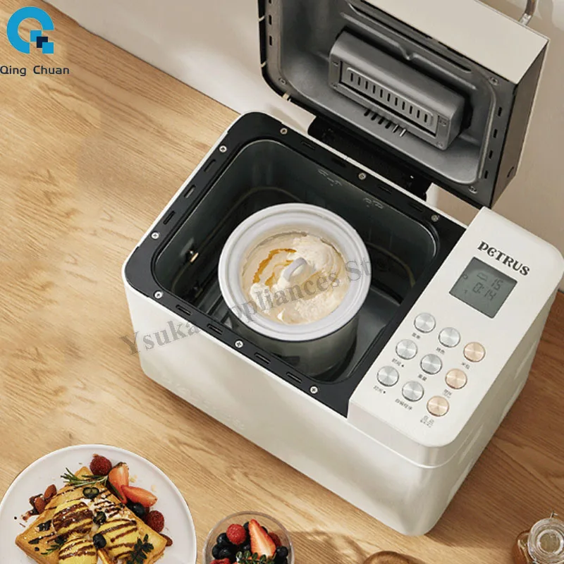 Qingchuan Bread Maker Machine 2lb Automatic Multi-function Bread Maker With Automatic Nuts Dispenser