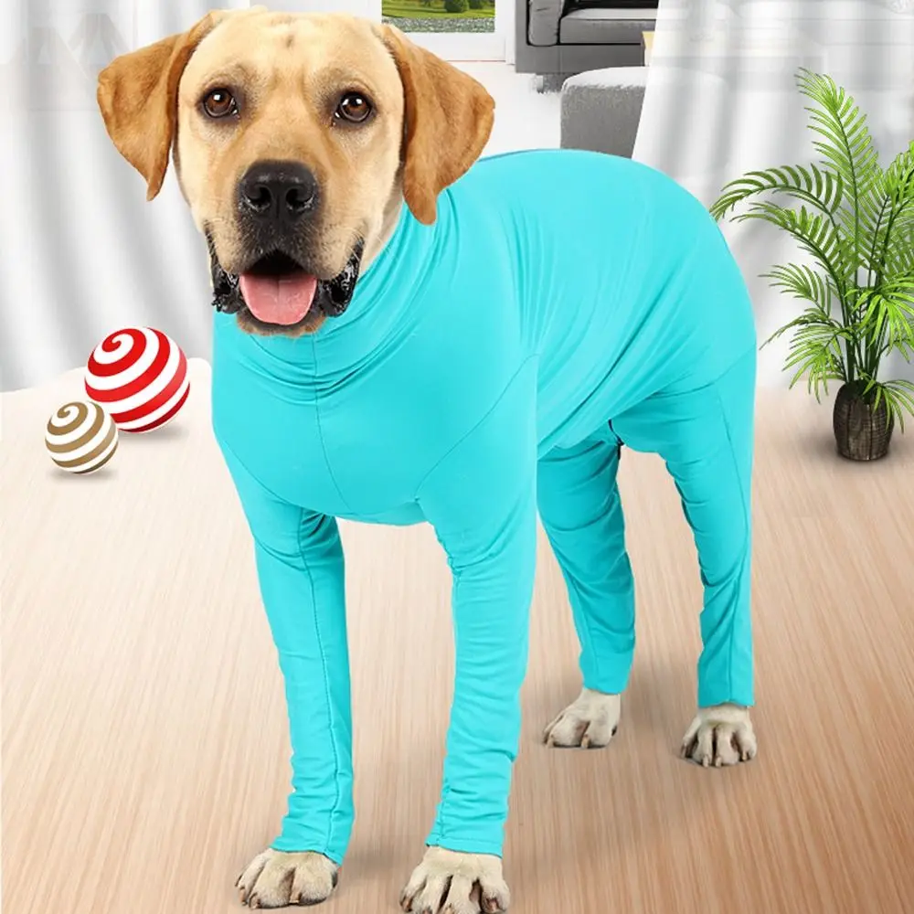 Dog Coat Long-sleeved Pet Dog Jumpsuit Soft Breathable Four Legged Clothes Comfortable Anti Shedding Dog Pajamas For Puppy Dogs