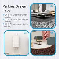 Thermostat WiFi Wireless Room Temperature Controller of Water/Electric Floor Heating Gas Boiler Humidity Tuya Work with Alexa - Image 4