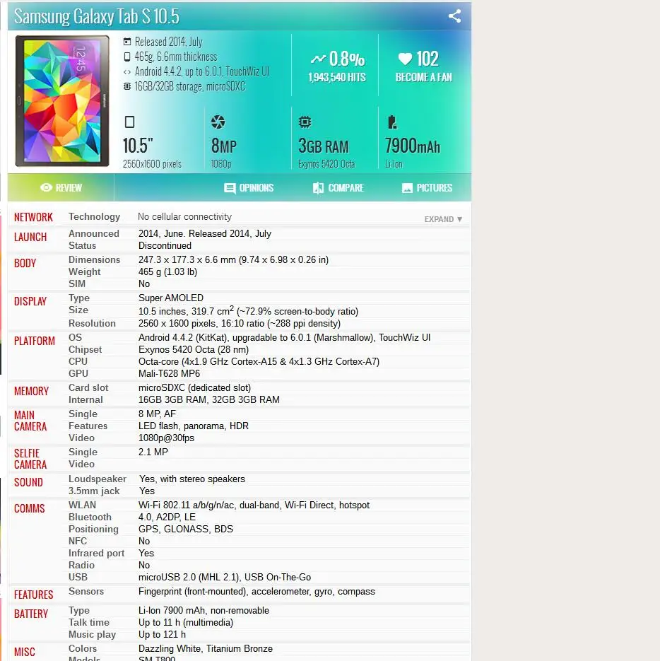 Display Lcd Amoled para Samsung Galaxy Tab s Digitador de Tela Sensível ao Toque Sm-t800 Sm-t805 Sm-t800 Sm-t805 - Imagem 6