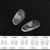 2000pcs Wholesale Eyeglasses Glasses Silicone nose pads various types & sizes eyewear nose pad part oval round 4