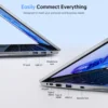 ACEMAGIC 17.3inch Laptop with High Performance Quad Core-12th Alder Lake N97 Laptop Computer Spacious Storage 16GB RAM 512GB ROM 3