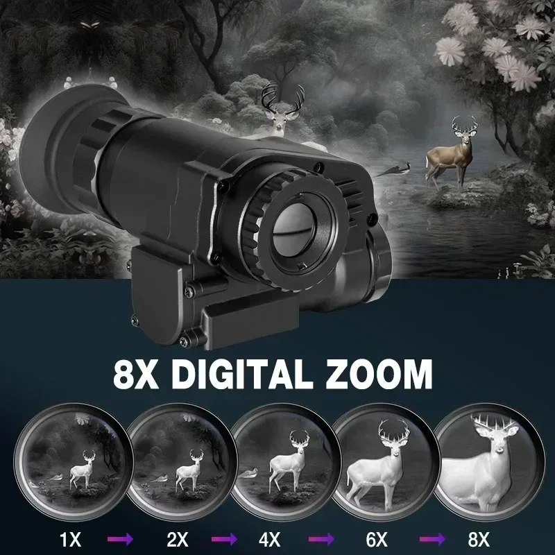 384x288 NVG60 HD Digital Thermal Imaging Helmet Night Vision Goggles  Camera Scope Monocular for Hunting Safety NVG10