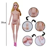 Educational Toy Pregnant Dolls for Children with Two Babies and Random Shoes Accessories Fashion Clothes Gift for Barbie Games 6