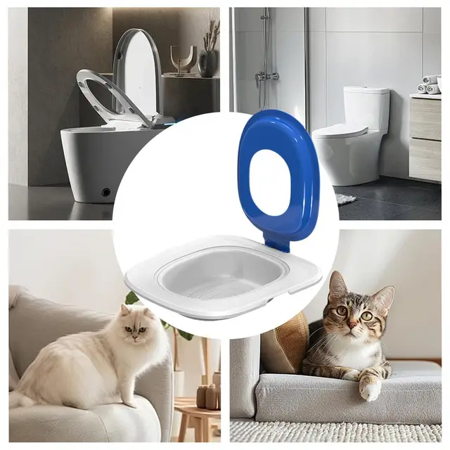 Kwitter Pet Litter Kwitter Cat Toilet Training System Toilet Seat Litter Kwitter System Cat Toilet Training System By