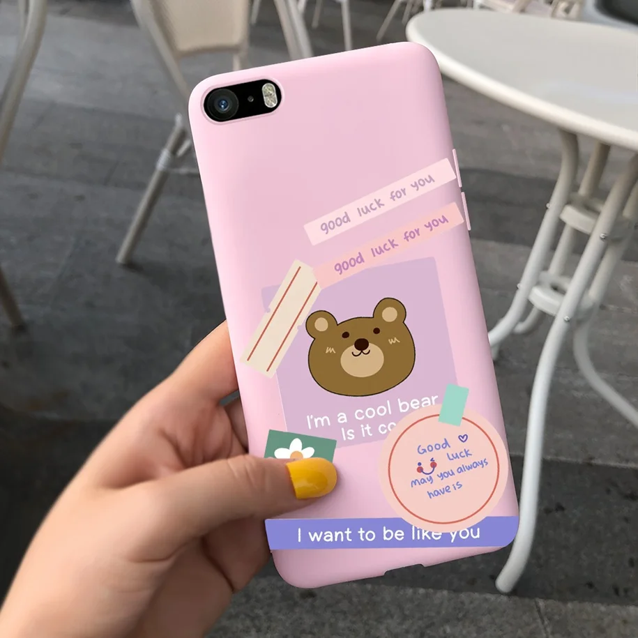 Leopard Cartoon Soft Matte Silicone Bumper Case