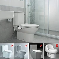 Bidet Toilet Seat Attachment Non-Electric Self-Cleaning Dual Nozzles Wash Hot Cold Mixer Water Lady Bathroom Accessories Sprayer 6