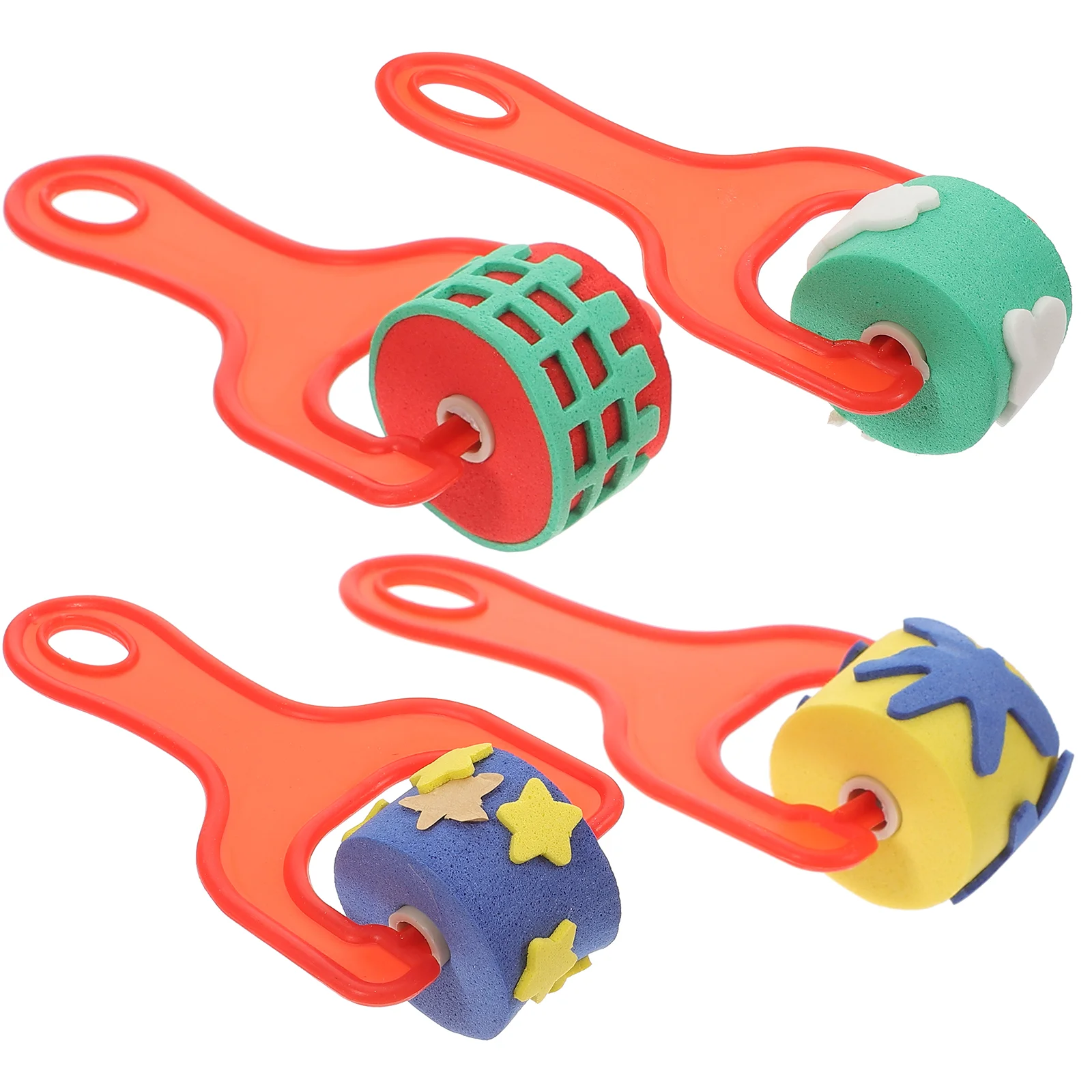 

4 шт., детские мини-ролики для рисования