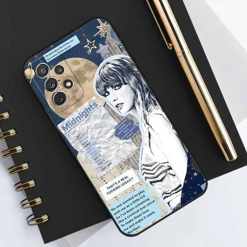 Taylor-Swift Singer Phone Case For Samsung Galaxy S 23 22 21 20 10 9 8 7 6  Plus Ultra 5G Edge lite Transparent Soft Cover - AliExpress