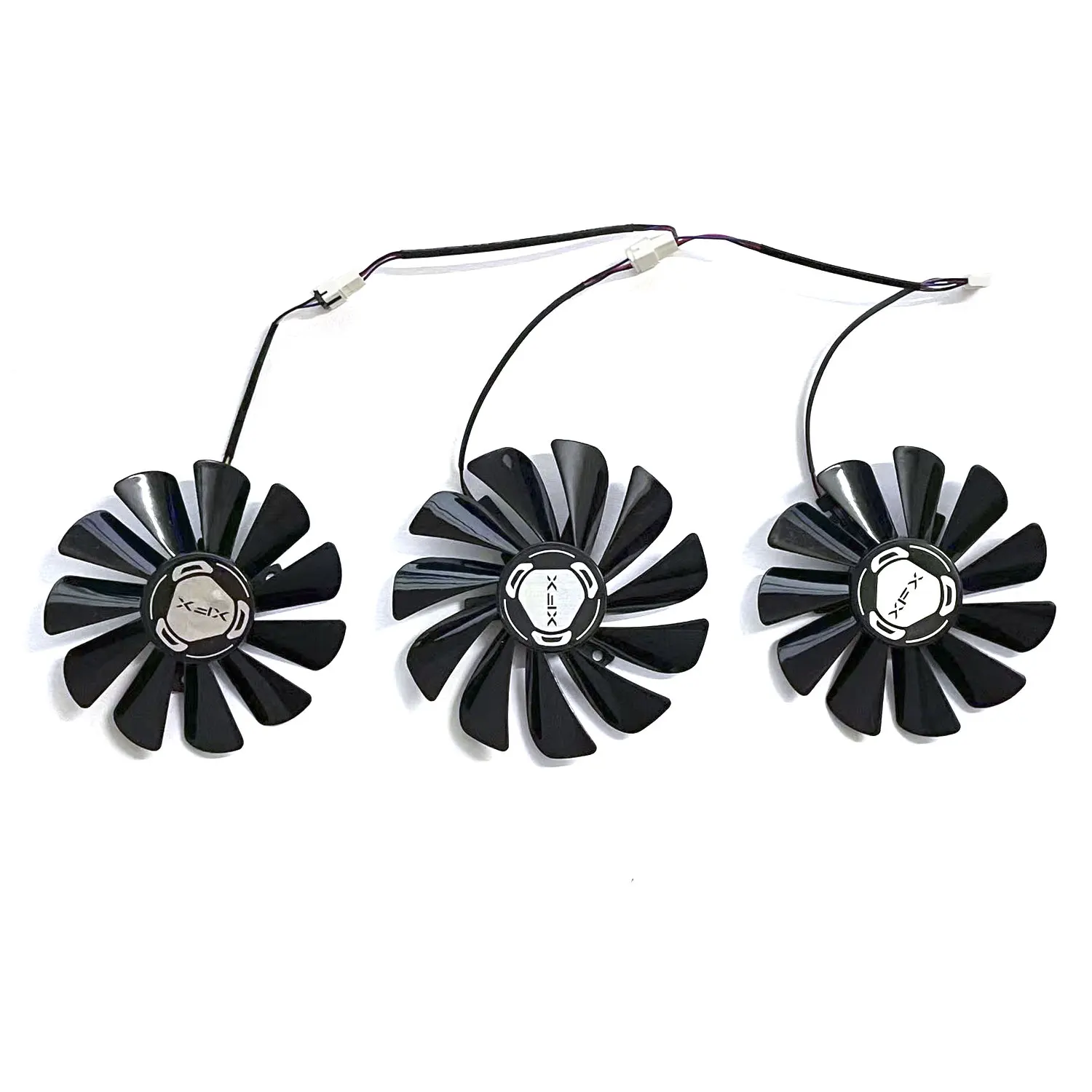 Ventilador Gpu rx 5700 xt 4pin 85 mm 95 mm Cf1010u12s dc 12v 045a Radeon Xfx rx 5700 xt 5600xt Gpu Thicc Iii Novo - Imagem 4