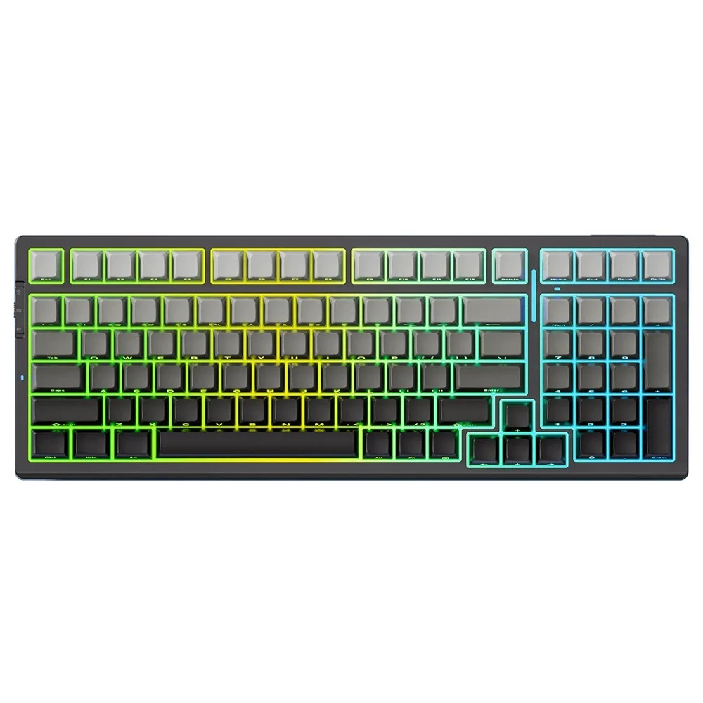 MCHOSE G98 Pro Customized Mechanical Keyboard 0.1ms Low Latency Gasket Structure 8000mAh Tri-mode BT 2.4g Wireless Hot-swappable