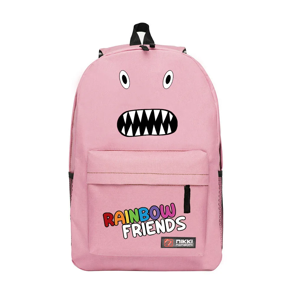 Niños Niños Niñas Roblox Rainbow Friends Imprimir Mochila Gran