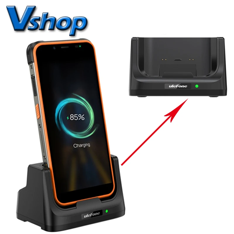 For Ulefone Power Armor 16 Pro / Armor 21 Dock Charger Ulefone USB-C / Type-C  Desk Charging Dock Cell Phone Accessory