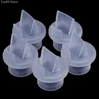 1/2/5PCS Duckbill Valve Breastpump Backflow Protection Breast Pump Accessory Duckbill Valve For Manual/Electric Breast Pumps 1