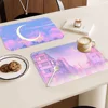 S-Sailores Landscape Moon Super Absorbent Coffee Mat Dish Draining Mat Large Kitchen Drying Mat Quick Dry Drain Pad Kitchen 2