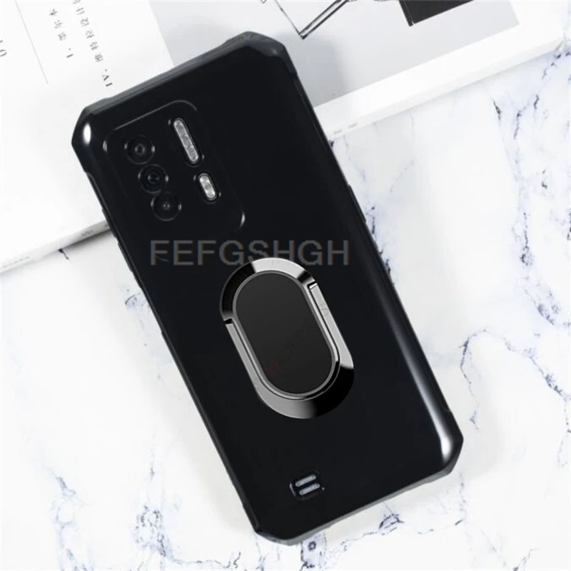 Durable Finger Ring Soft TPU Silicone Phone Case Cover