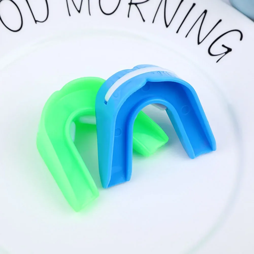 Double-Sided Mouthguard Adults Teeth Mouth Guard Sports Boxing Kickboxing Free Athletic Protector Fit Most Mouth Size