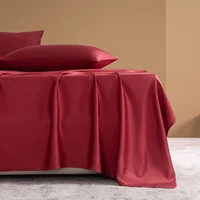 1Pcs Organic Bamboo Flat Bed Sheet Luxury Single Double Queen Size Flat Sheet (Pillowcase Need to Buy) 100% Bamboo Bed Linens 2
