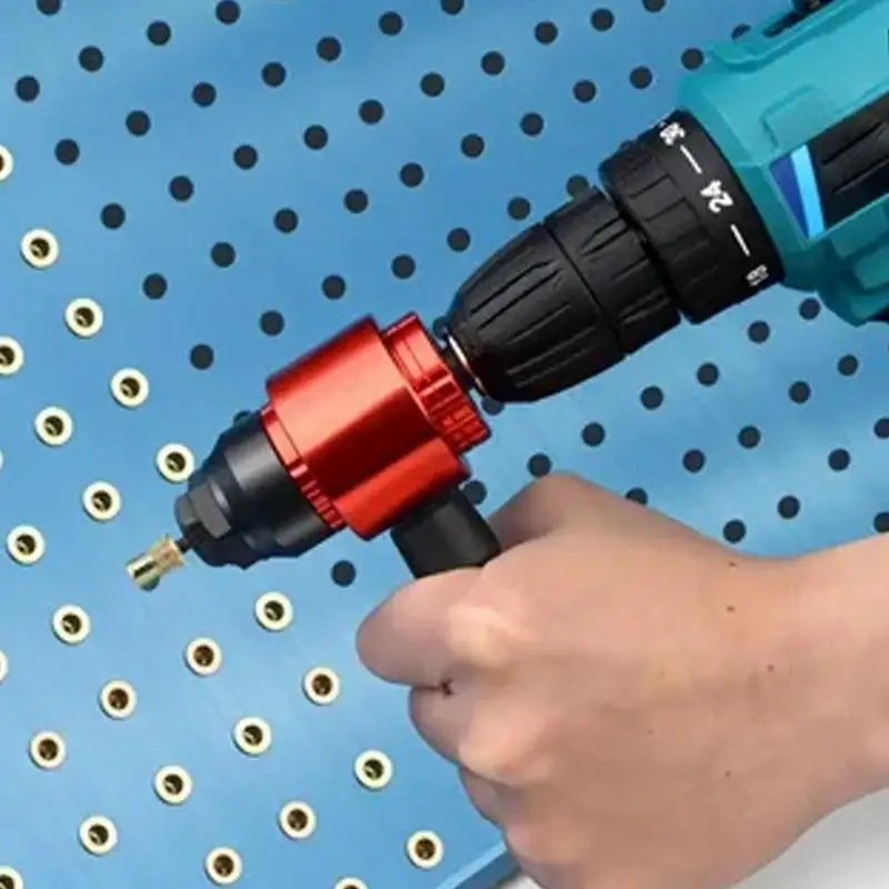 Rivet Applicator Adapter Drill Attachment Easy Processing Rivet Attachment Installation Tool Efficient Riveting Hand Tool Insert