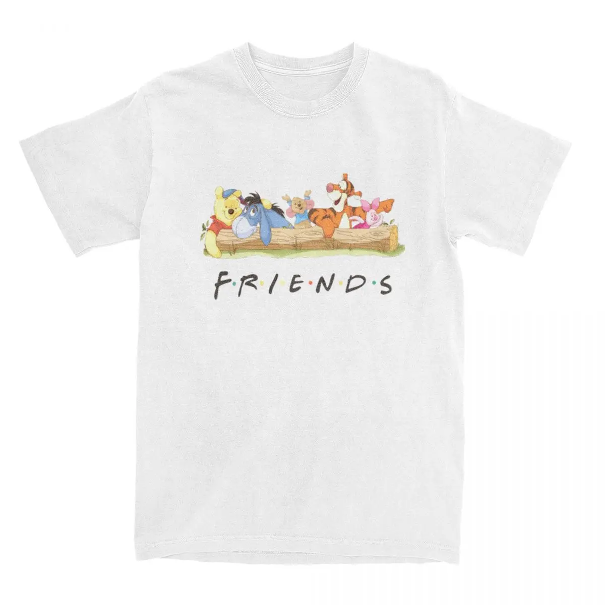 Novità Winnie The Pooh T-Shirt Per Uomo Donna Cotton Winnie And Friends Tee Shirt Plus Size Abbigliamento