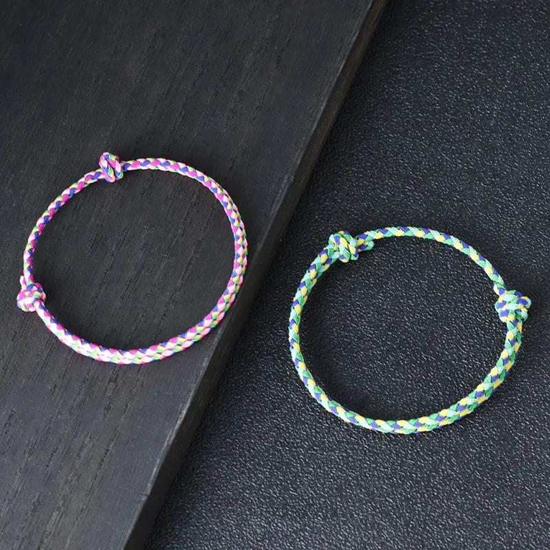 Handmade Peruvian Knot Adjustable Unisex Bracelet