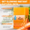 AILKE Carrot Anti-Oxidation Serum Soap, Brighten Even Skin Tone, Suitable For Black Dark Skin, Vegan Soap 4