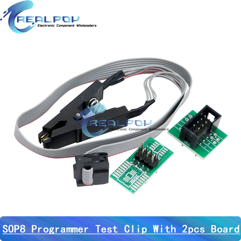 Programmateur CH341A 24/25 Séries EEPROM Flash BIOS USB +Pince SOP8