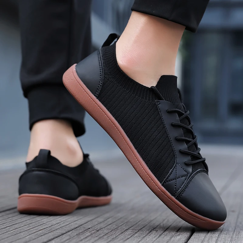 Men Wide Toe Barefoot Zero Drop Casual Sneaker Minimalist Barefoot Shoes Comfortable Walking Sneakers Running Walking Shoes New 5