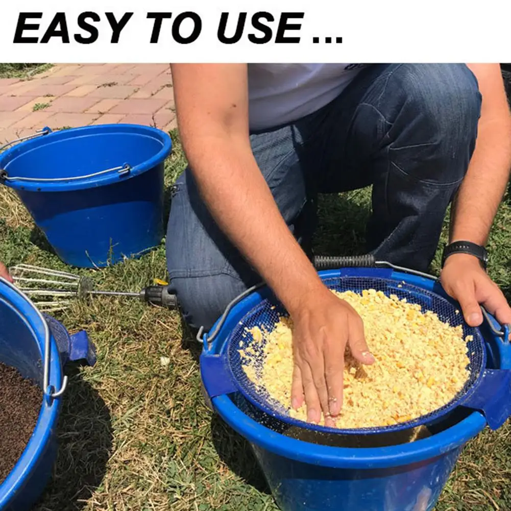 Stainless Steel Groundbait Mixer Carp Fishing Lure Bait Whisk Mixing Tackles