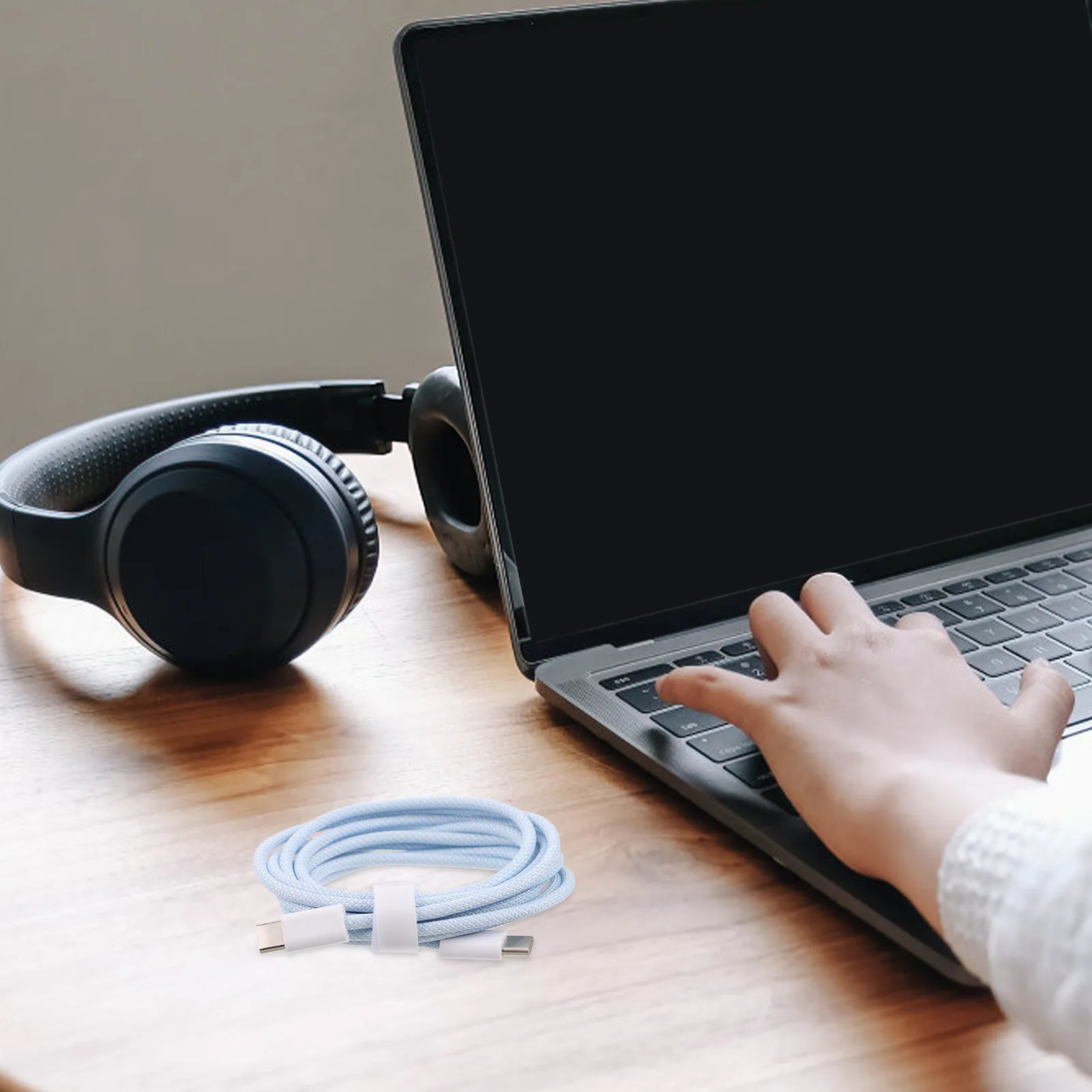 고속 브레이드 타입-C USB 케이블, 과전류 보호 기능이 있는 고속 충전 데이터 케이블, 휴대폰 및 태블릿과 호환 가능