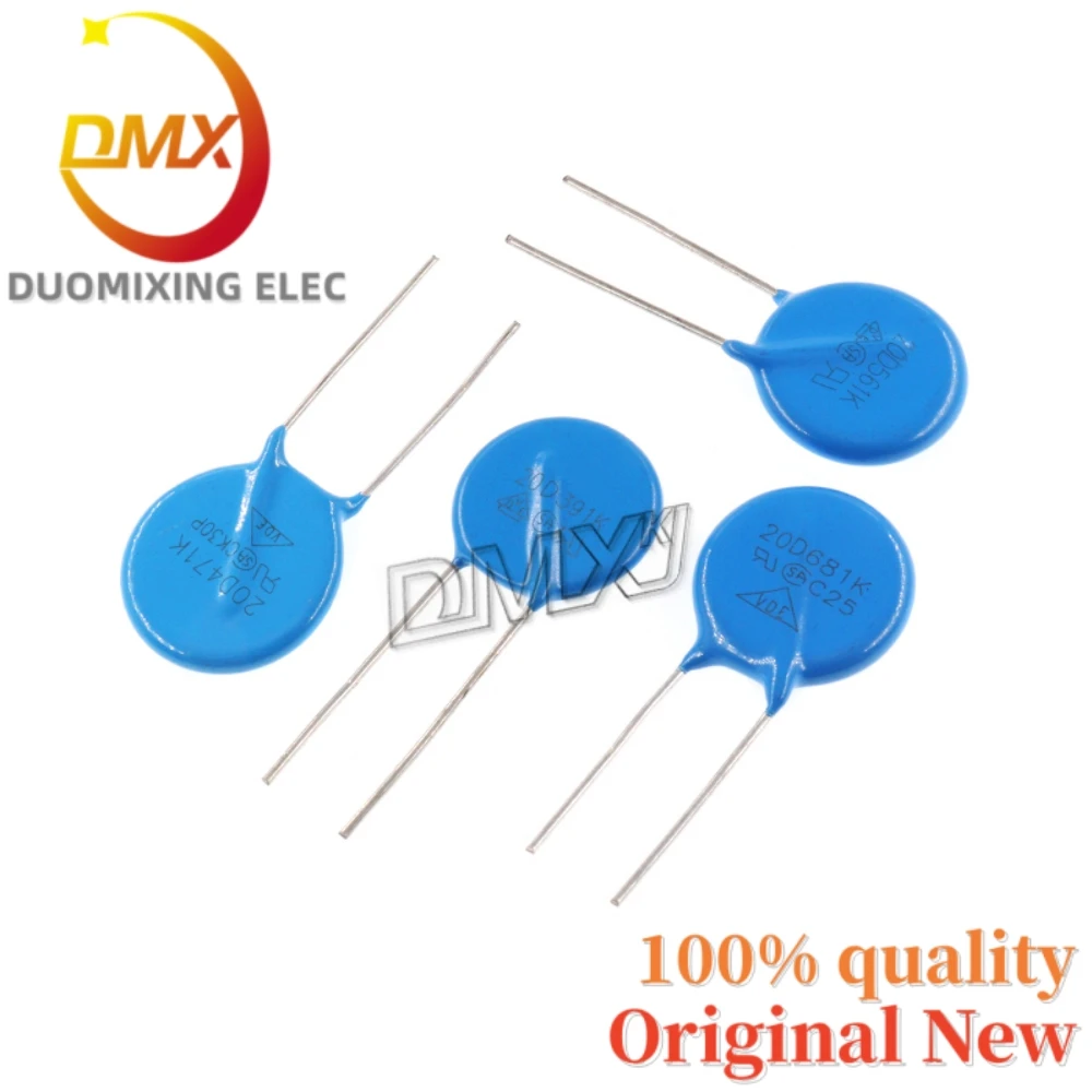 Varistor 7D/10D/14D/20D 391K/431/471/561/681/821K 10D511K 10PCS/LOT