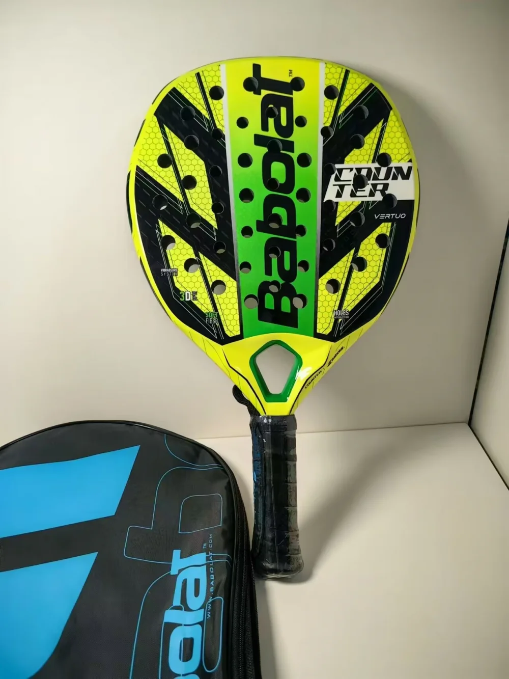 Babolat Padel Tennis Racket Full Carbon fiber beach Raqueta with Racket Bag for Adults Training Accessories 3k 12K 16k