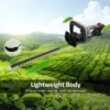 Cordless Hedge Trimmer 21V Battery Bush Trimmer Electric Hedge Trimmer Pruning 21 Inch Dual-Action Blade 4.0Ah Battery Charger 3