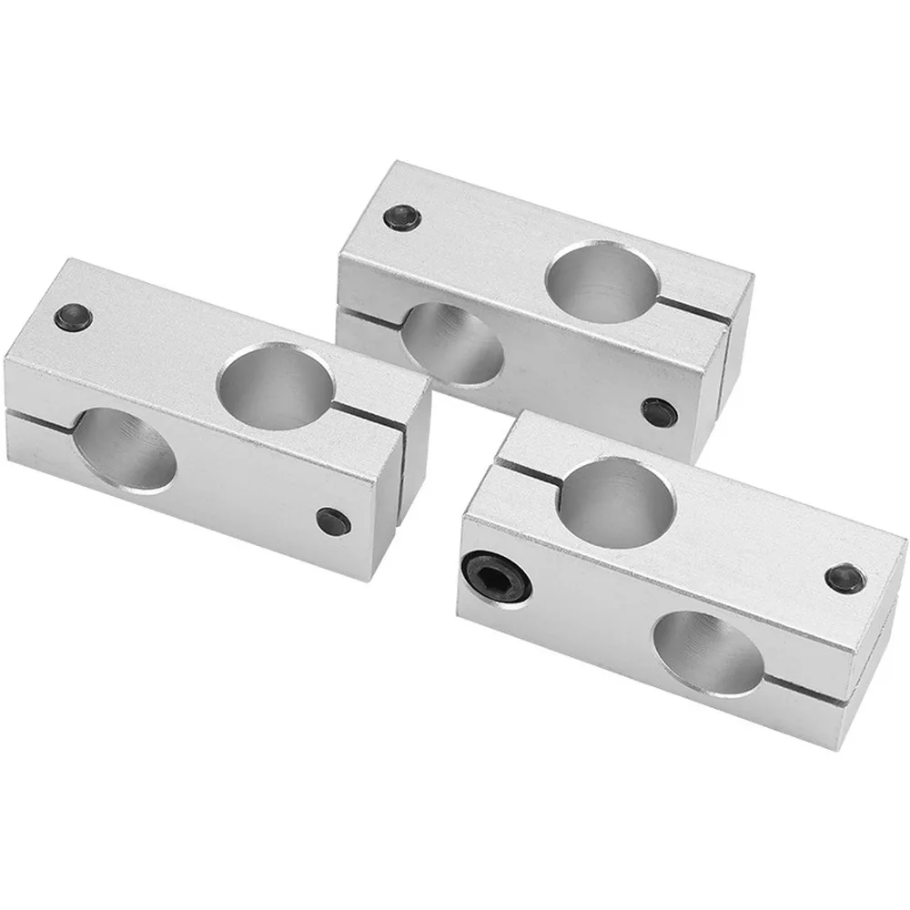 

6x8 6x6 8x8 6x10 Vertical Pillar Fix Cross Clamp Optical Axis Shaft Support Fasten Steel Rod Bracket Connect Block Aluminum