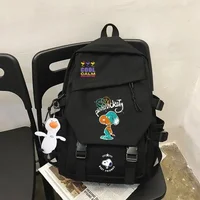 Snoopy new 2022 nylon school bag boy girl fashion backpack student handbag with bag pendant 6