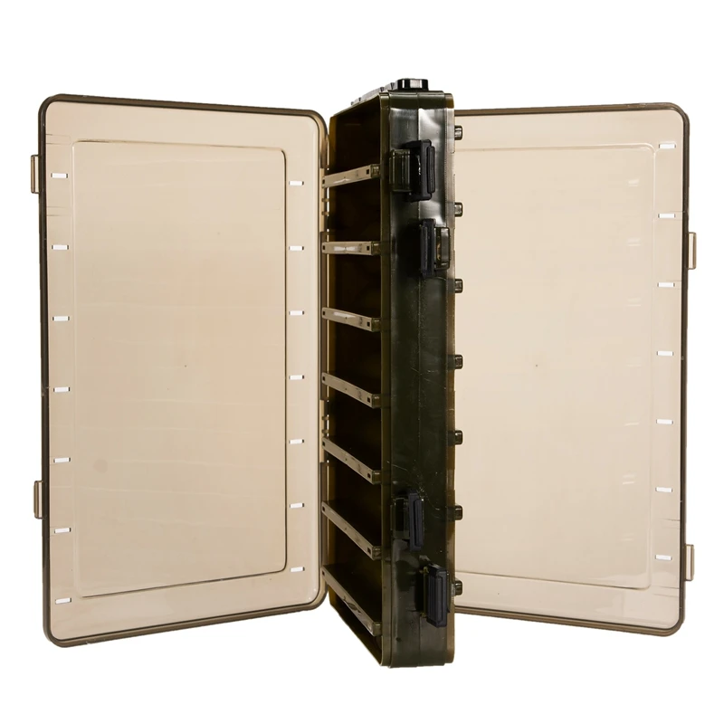 

Двухсторонний контейнер для рыболовных приманок, крючков, снастей, рыболовных приманок, Блесен, крючков, аксессуаров, контейнер для хранения