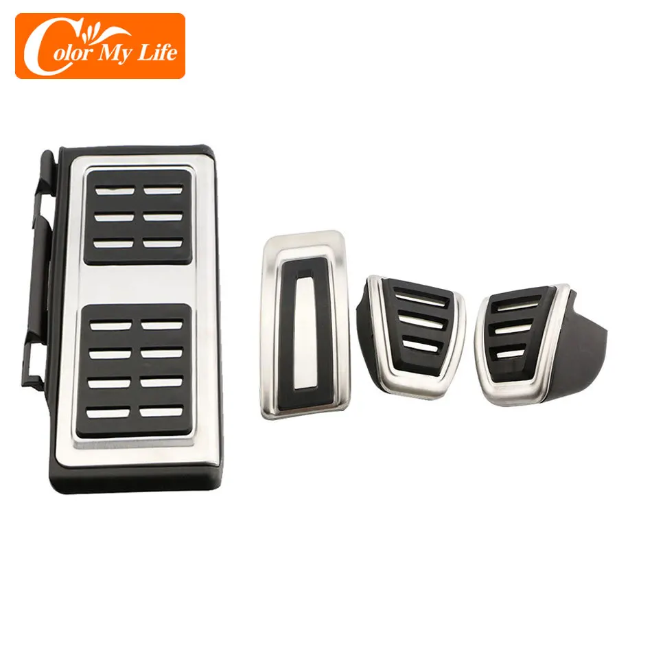 Car Pedals For VW Cross Coupe Arteon Jetta MK7 Touran Accessories Auto Pedal Pad Cover car pedals pedal cover stainless steel pedal cover