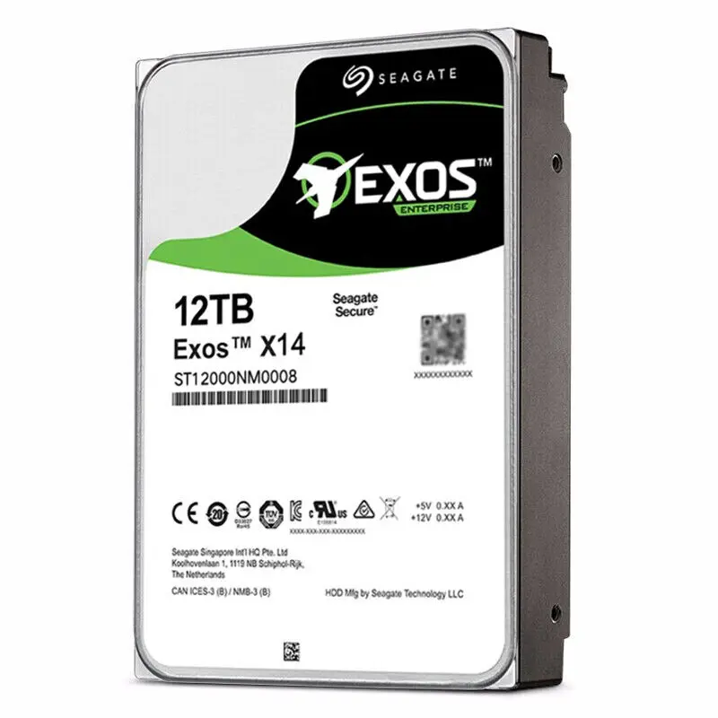 Ʈ ̾ 12TB NAS  HDD, 3.5 ġ SATA 7200 RPM, ST12000NM0008, ǰ