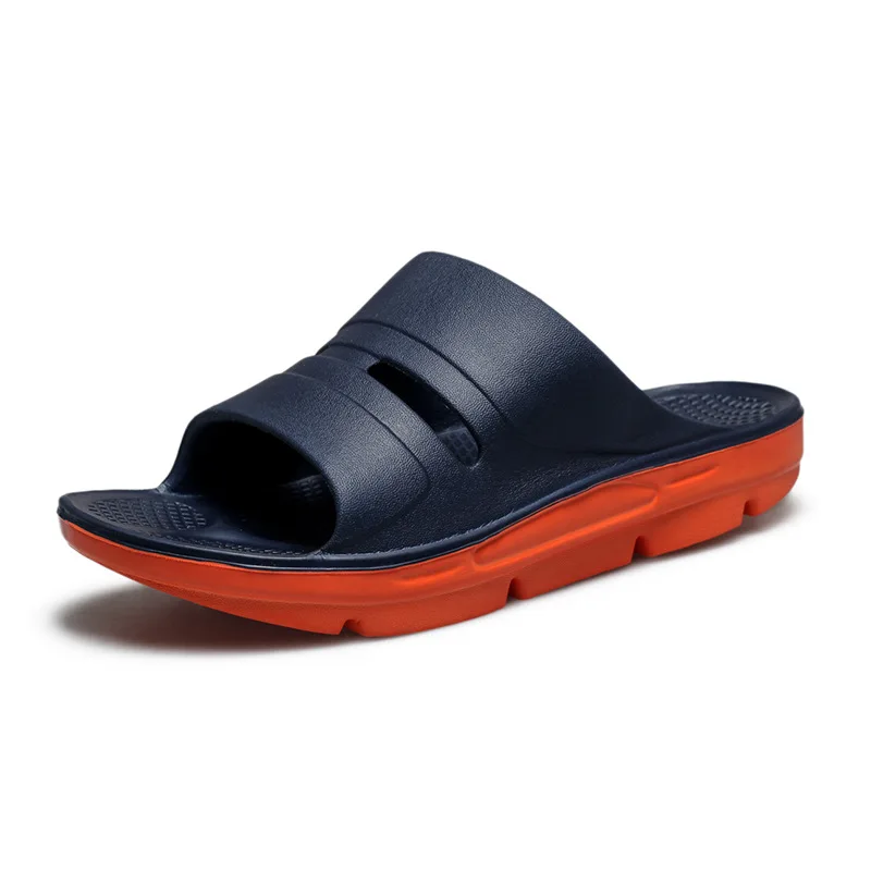 Slippers for Men Fashion Summer Solid Color Casual Home Slipper Shoes Eva Non-slip Shoes Beach Slides shower slippers