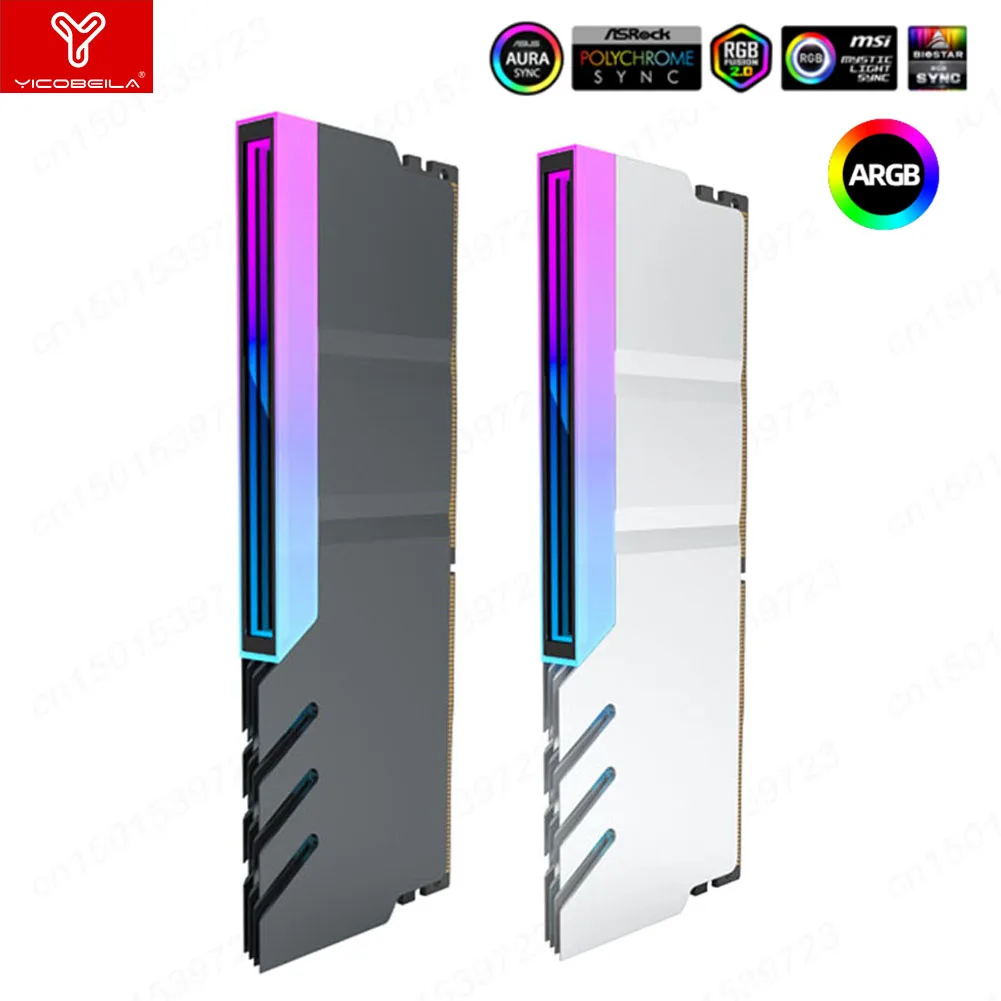

Радиатор памяти теплоотвод ОЗУ RGB для ПК, "сделай сам" радиатор памяти DDR4 DDR5, охлаждающие термоподкладки, охлаждающий жилет для настольного ПК