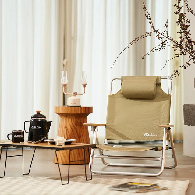 편안하고 휴대가 간편하며 내구성 있는 캠핑 리클라이너 의자