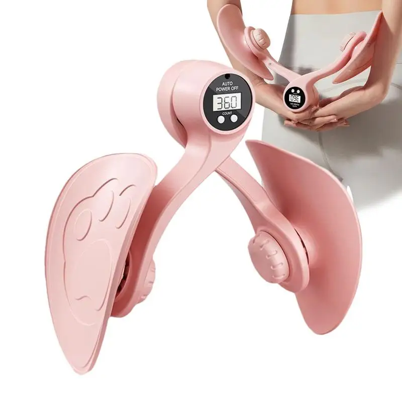 

Внутренний тренажер для ног на бедре, тренажер для тазового пола, подходящий для мужчин, тренажер для бедра, со встроенной кнопкой и аккумулятором, нескользящий, для домашних упражнений