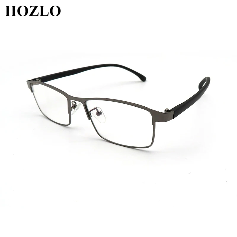 

Unisex TR90 Legs Myopia Reading Glasses Frame Women Men Business Metal Transparent Eyeglasses Customize Prescription Spectacles