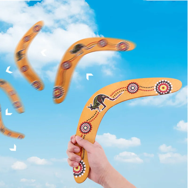 Kangaroo Throwback V Shaped Boomerang Flying Disc Throw Catch Outdoor Game kids toys Parent-child interactive game props 2