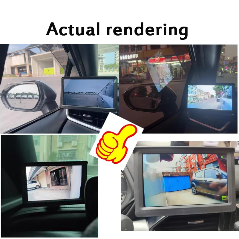새로운 CMS 차량용 전자 백미러, 좌우 사각지대 카메라, 주차 보조, 고화질 야간 투시경, 1080p