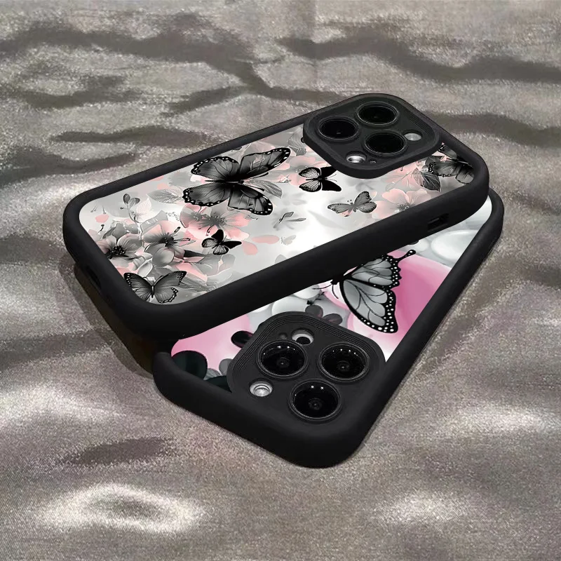 Butterfly Print Anti-Drop Phone Case Cover