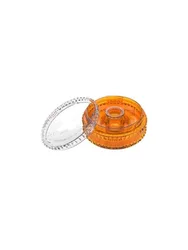 Enhanced Glass Mouthpiece and Cooling Unit Set with Dosing Capsule and Screen for Portable Vaporizer Accessories (Filling Aid)